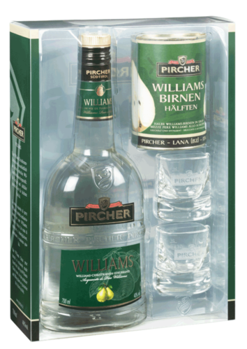 Pircher - Williams Christbirnen Edelbrand Cocktailpackung - Geschenkset