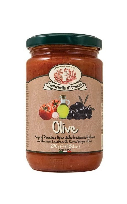 Rustichella d'Abruzzo - Sugo alle Olive - Tomatensoße mit Oliven 270g